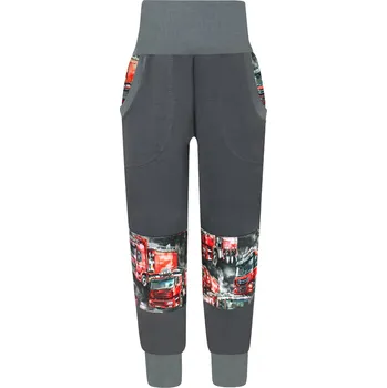 V-Mart, SLIM chlapecké tepláky s dvojitými koleny - Hasiči 110