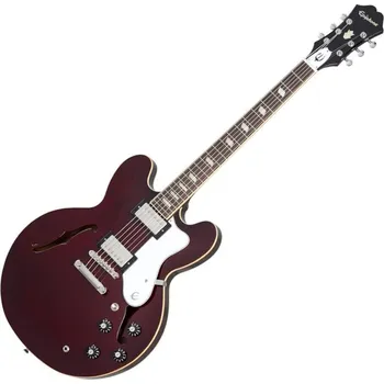 Elektrická kytara Epiphone Noel Gallagher Riviera Dark Wine Red Semiakustická kytara