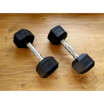 jednoruční činky 2x5kg HEXA