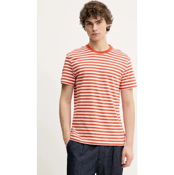 Pánské tričko Bavlněné tričko Marc O'Polo oranžová barva, 522216051326 22X, vel. XXL