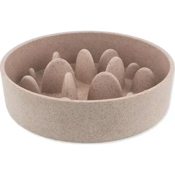 Miska pro psa Miska Dog Fantasy proti hltání EcoStyle béžová 17cm, 750ml