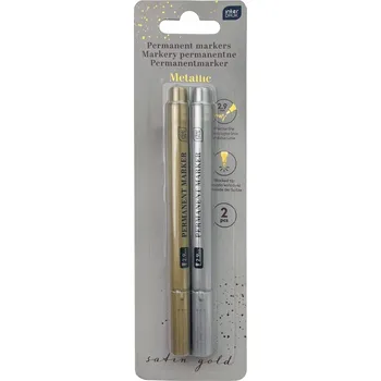 Marker permanentny OKR 2.9 Metal silver/gold 2 szt. Interdruk