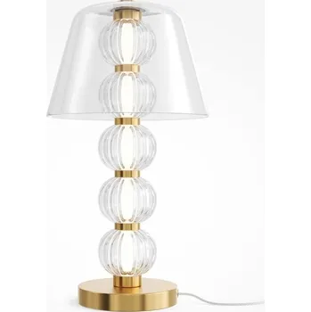 Lampička MAYTONI AKCE - Stolní lampa Amulet 3000K 10W teplá bílá 500lm zlatá kov sklo - MAYTONI M MOD555TL-L8G3K