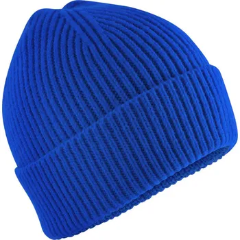 Pracovní přilba Beechfield Čepice Fashion B 381B, pletená, dětská COT53381B05799-bright roya UNI Modrá královská jasná