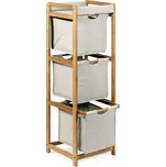 Autronic Dřevěný regál DR-012-3 - 3 zásuvky / boxy