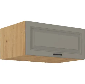 Kuchyňská linka nástavba, šíře 80cm Dub artisan Světle šedý mat