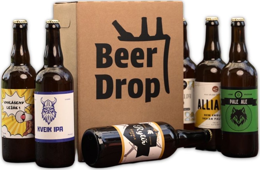Dárky pro pivaře - BeerDrop Pivní Ochutnávka na 1 měsíc