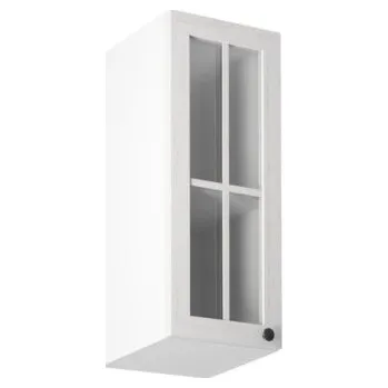 Šatní skříň Skříň, šíře 30 cm - prosklená Levé