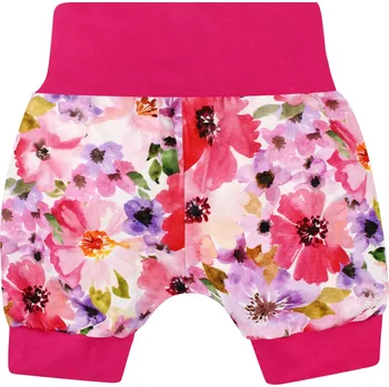 Dívčí kraťasy V-Mart, Pumpky Kytičky 80/92