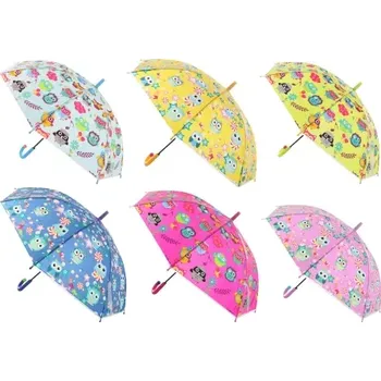 Deštník Vystřelovací deštník se sovičkami