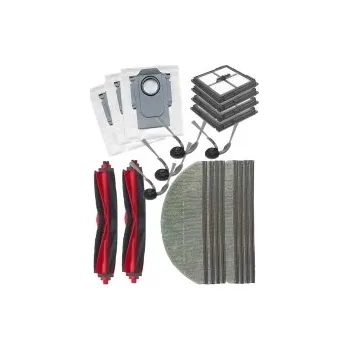 Sada příslušenství pro robotický vysavač Kartáče, HEPA filtry k vysavači XIAOMI Roborock Q10 P Plus sada mopů a sáčky 21ks