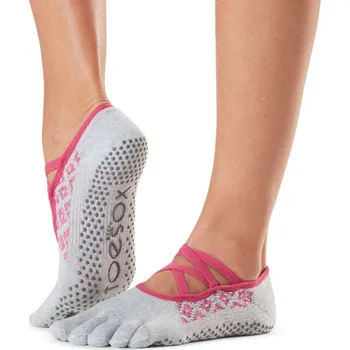 Dámské ponožky ToeSox - Full Toe Elle Grip - Siesta Velikost: S (small)