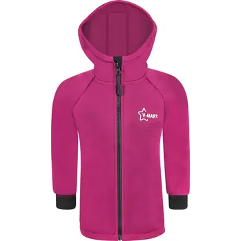 Dívčí bunda PREMIUM dívčí tmavě vínová softshellová bunda | V-Mart.cz 98/104
