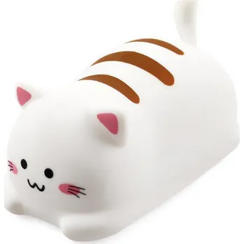 Noční světlo MEDIA-TECH Silikonové vícebarevné noční světlo pro děti POKKY (Happy Kitty) MT226