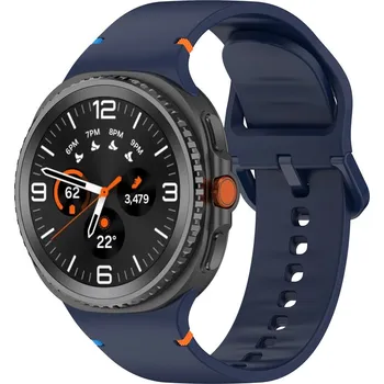 eses Silikonový řemínek pro Samsung Galaxy Watch 8 - Modrý, velikost L
