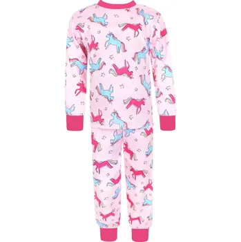 Dívčí pyžamo V-Mart, Dívčí rostoucí pyžamo s dlouhým rukávem Jednorožci 104