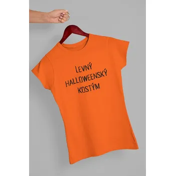 Dámské tričko Levný halloweensky kostým Barva: Oranžová, Velikost: XS