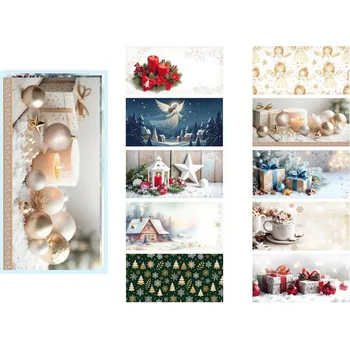 Obálka MFP DL 170g/m2 vánoční (mix) 5550382 20 ks