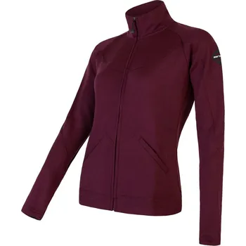 Dámská mikina SENSOR MERINO UPPER dámská mikina celozip port red XL