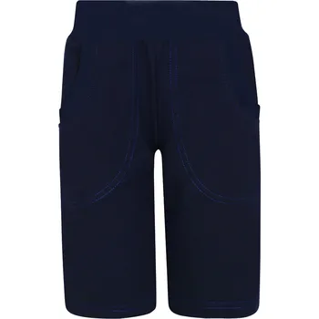 Chlapecké kraťasy V-Mart, Basic tmavě modré bermudy - modrý pas 98/104