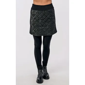 Dámská sukně Dámská úzká krátká sukně z černého proševu 189 velikost XL