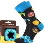 Fuski BOMA s. r. o. Bavlněné ponožky DONUT - Modrá | 34-37