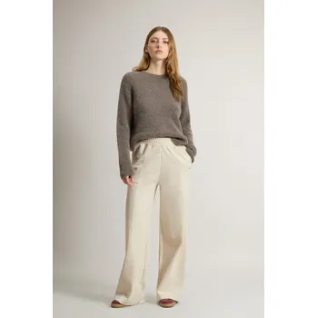 TEPLÁKY WOOLRICH SUPER SOFT INTERLOCK SWEATPANT MILKY CREAM
