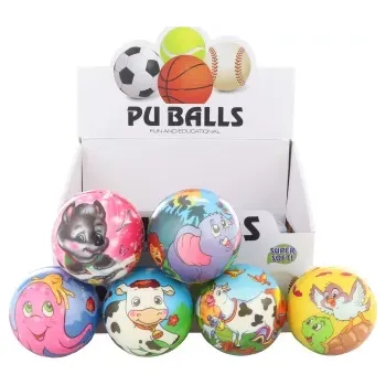 Dětský míč Měkký míček se zvířátky 10 cm