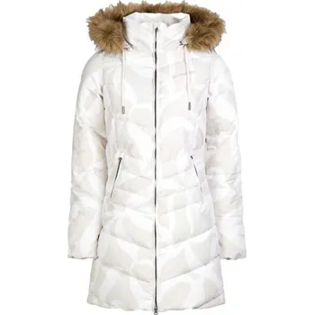 Dámský kabát Dámský zimní kabát FUNDANGO PUPPIS PADDED JACKET XS Bílá, Hnědá
