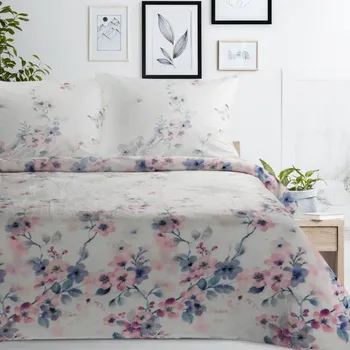 Přehoz na lůžko Deka FLORA bílá