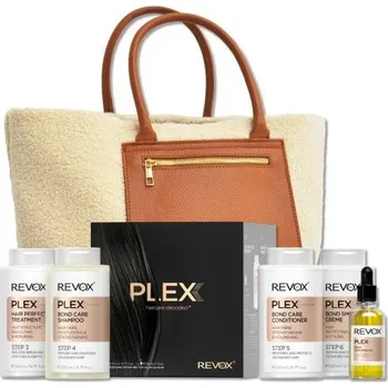 Kosmetická sada Revox B77 Plex Vánoční Set - šampon 260 ml + kondicionér 260 ml + krém 260 ml + olej 30 ml + péče 260 ml Dárková sada