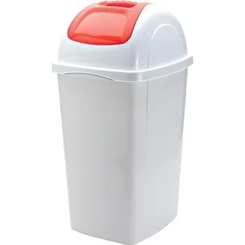 Odpadkový koš BAMA Koš odpadkový EUROPA, 33L, bílá/oranžová