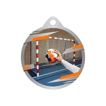 Házenkářská medaile UV50016 - 50 mm, Stříbro