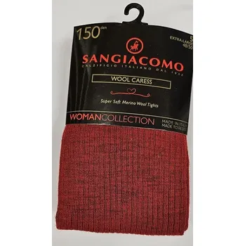 Dámské punčochy Sangiacomo Wool Caress 150 DEN červená 3 (M)