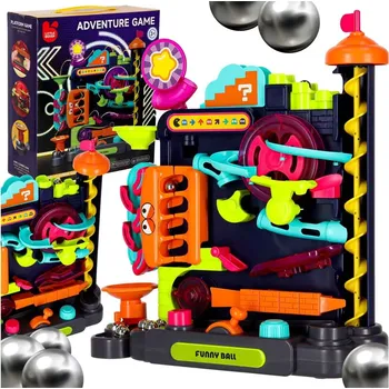 Kuličková dráha KIK KX2951 Kuličková dráha s překážkami, 6 míčků