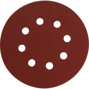 Brusný papír EXTOL PREMIUM papíry brusné výsek, suchý zip, bal. 10ks, 125mm, P240