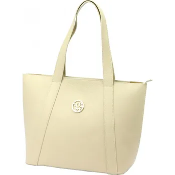 Kožená kabelka Gregorio 1731 DOLLARO - béžová