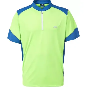 Pánské cyklistické triko Trespass Dudley velikost M green gecko