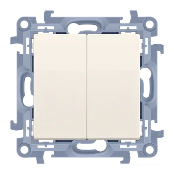 vypínač Vypínač sériový, s orientačním LED podsvětlením, řazení 5So, 10 A / 230 V~,, Simon 10 CW5BL.01/41