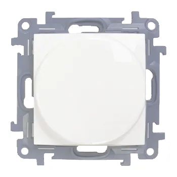 vypínač Stmívač pro stmívatelné LED, otočné ovládání, tlačítkové spínání, jednoobvodový,, Simon 10 CS9LA.01/11