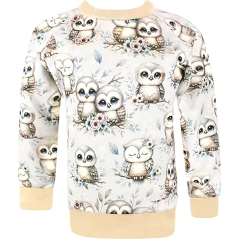 Dívčí mikina V-Mart, Dívčí mikina Sovičky 122/128