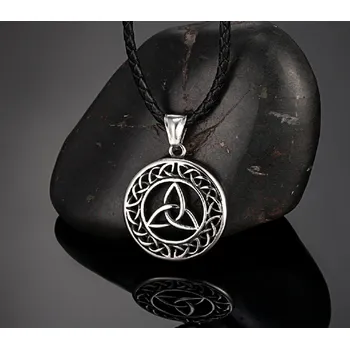 Náhrdelník B-TOP Vikingský pánský nerezový náhrdelník Keltský uzel