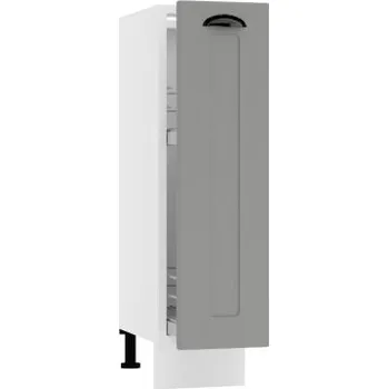 Nábytkové kování Drátěný výsuv, šíře 20 cm Bílý Šedá