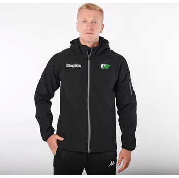 Pánská softshellová bunda Kappa VALAS bunda Dragon Rugby Sr černá XL