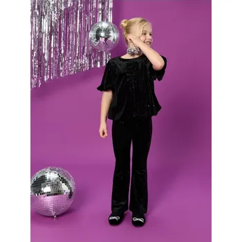 Dívčí oblečení Sinsay - Souprava halenky a kalhot - černá - 012GL-99X - 012GL-99X-140