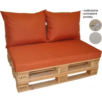 Axin Trading Polstry na paletový nábytek voděodolné Polstr: Cihlová