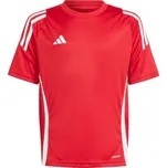 Chlapecký fotbalový dres adidas TIRO24 JERSEY Y 140 Červená, Bílá