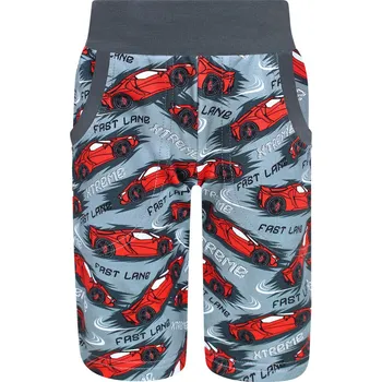 Chlapecké kraťasy V-Mart, Chlapecké bermudy Závodní auta (s gumou v pase) 122/128