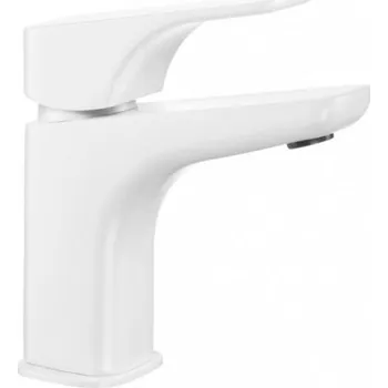 Vodovodní baterie Umyvadlová baterie Deante Hyacint bílá