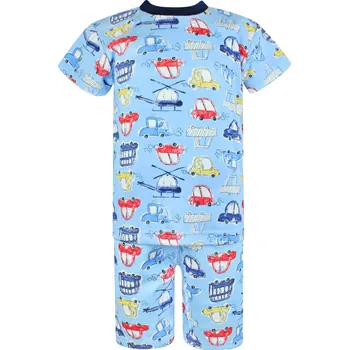 Chlapecké pyžamo V-Mart, Chlapecké pyžamo s krátkým rukávem Auta a vrtulníky 146